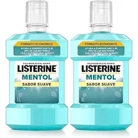 Pack 2L Listerine enjuague bucal Mentol Suave Pack 2L Listerine enjuague bucal Mentol Suave
