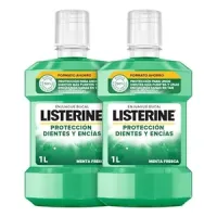 Pack 2L Listerine enjuague bucal - protección dientes y encías