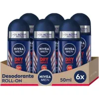 6 desodorantes Nivea Dry Impact roll-on