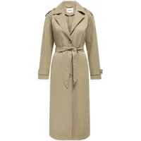 Gabardina Only larga para mujer