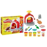 Play-Doh Horno de Pizzas + 6 Botes de plastilina