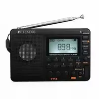 Radio digital recargable - Onda Corta SW / AM / FM - MP3 + graba radio en MicroSD