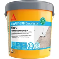 1L SikaFill-370 Fibers blanco: impermeabilizante con fibras para grietas, tejados y terrazas