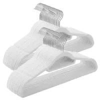 Pack 50 perchas de terciopelo antideslizante