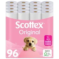 Pack 96 Rollos de papel higiénico Scottex Pack 96 Rollos de papel higiénico Scottex