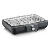 Barbacoa eléctrica Severin 2300W antihumos con bandeja para agua