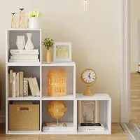 Librería de 6 cubos 30x30cm, modo escalonado o normal