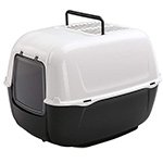 Arenero para gatos cubierto con filtros de carbón activado - 52.5cm x 39.5cm x 38cm