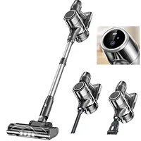 Aspirador escoba inalámbrico con rodillo motorizado - entre 20 y 60 min de uso según velocidad