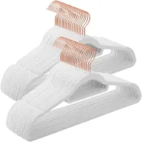 Pack 50 perchas de terciopelo antideslizante