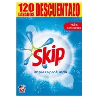 120 dosis detergente en polvo Skip para lavadora