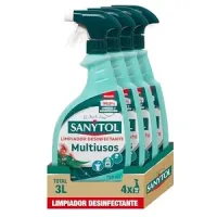 Pack 4x 750ml Sanytol multiusos desinfectante sin lejía
