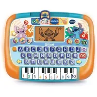 Tablet educativa Stitch con teclado con Ñ y piano