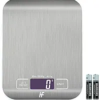 Báscula digital de cocina con Función TARA - hasta 5kg