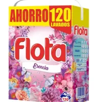120 lavados - Detergente en polvo Flota floral afrutado
