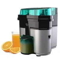 Exprimidor doble con motor de 90W - exprime 2 mitades simultáneamente