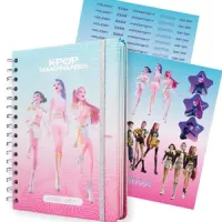 Agenda escolar Kpop Demon Hunters 2026 A5 - con elástico - pegatinas