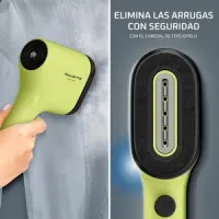 Plancha vertical Rowenta Pure Pop con cabezal quitapelusas
