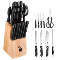 Juego de 12 cuchillos Renberg + tacoma + tijeras y afilador