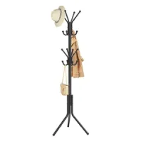 Perchero de 16 ganchos en 4 alturas - 175cm - base de 48 x 43cm