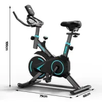 Bicicleta estática con volante de inercia para mayor fluidez