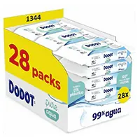 [1344 toallitas] 28 paquetes Dodot Aqua Pure 