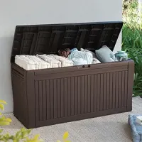 Arcón para exterior Keter / Curver - 270 litros - impermeable - resiste 220kg
