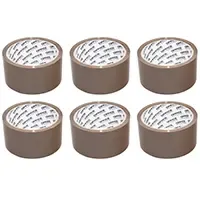 6 Cintas de embalaje de 50 metros x 4.8cm