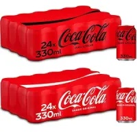 24 latas de Coca Cola Zero y normal