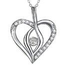 Colgante corazón de plata 925