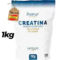 1kg creatina monohidratada (294 dosis)
