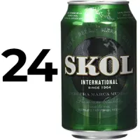 24 latas de cerveza Skol
