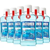 6 enjuagues bucales Actoner antiséptico con Clorhexidina