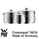 Batería de cocina WMF Diadem Plus - 3 piezas de acero inoxidable 18/10
