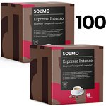 100 cápsulas de café para Nespresso - intenso extraoscuro 4/5