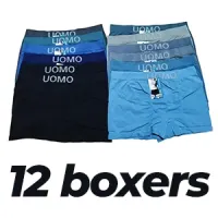 Pack 12 bóxer - código para tallas M y XXL