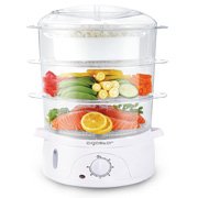 Vaporera eléctrica Aigostar 800W - 3 niveles - temporizador