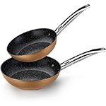 2 Sartenes Monix Copper Ø20cm y Ø24cm - aptas inducción