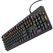 teclado mecanico trust rojo red