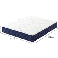 Colchón 135cm x 190cm - 25cm de grosor - capa viscoelástica