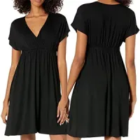 Vestido Amazon cruzado de manga corta - precio según talla