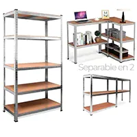 Estantería metálica sin tornillos - 180 x 90x 40cm Estantería metálica sin tornillos - 180 x 90x 40cm