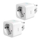 PACK 2 enchufes WiFi 16A - control desde App - comp. IFTTT, Alexa, Google Home