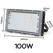 foco 100w led