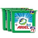 MEGAPACK 72 unidades - Ariel 3 en 1 Pods para lavadora