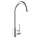 Grifo mezclador de cocina con aireador y 2 latiguillos metálicos