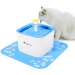 Fuente de agua para mascotas + 2 filtros de carbón activado