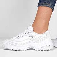 Zapatillas Skechers D'Lites de cuero - 35 a 42