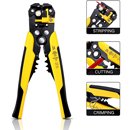 Pelacables automático con cortacables y crimpadora Faston