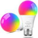 2 Bombillas LED WiFi RGB - 7.5W 750lm - control por APP / Alexa / Google Home